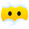 Face in Clouds emoji on Emojione